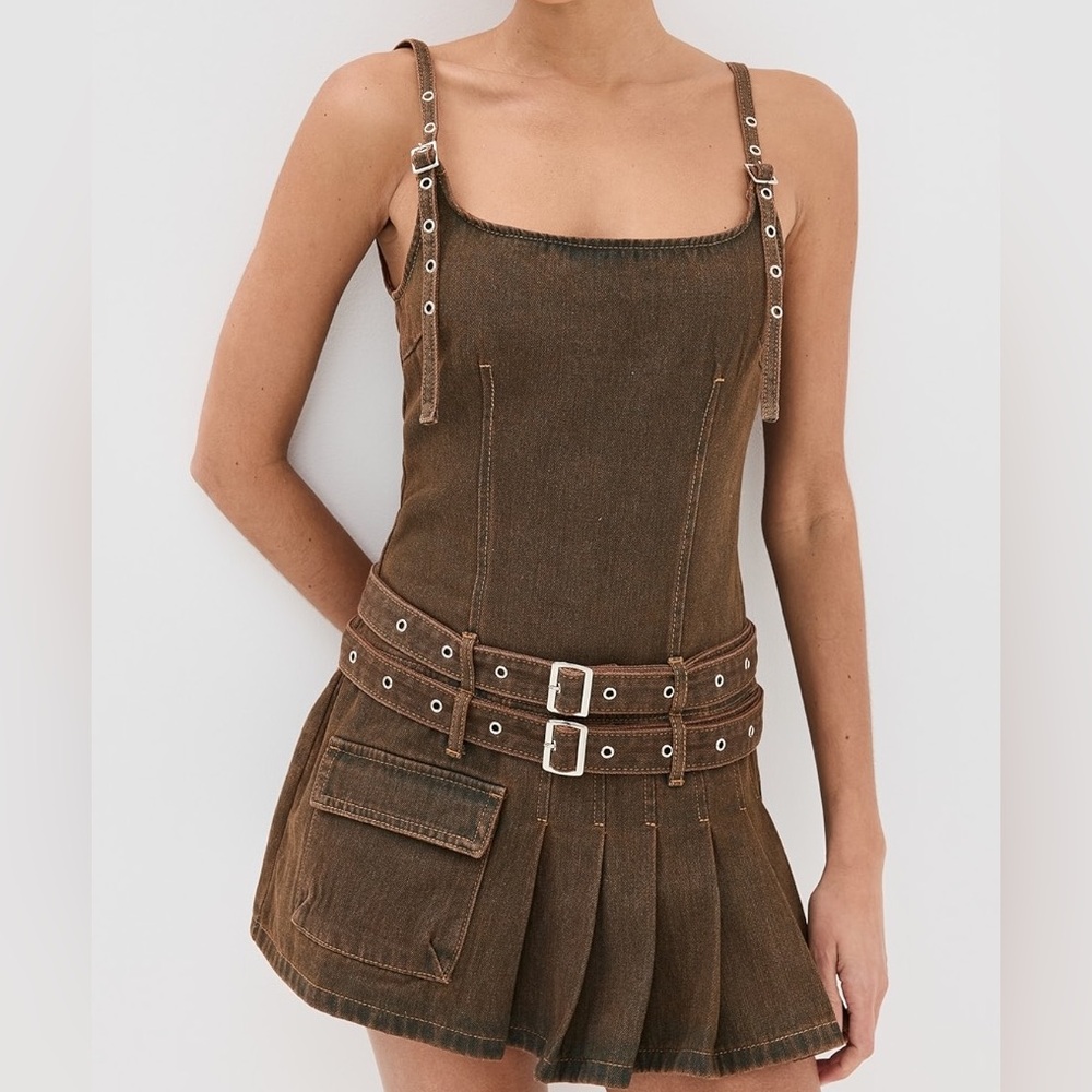 Lioness Biker Mini Dress - Coachella - stagecoach - festival